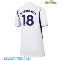 Camisa de time de futebol Tottenham Hotspur Mateus Fernandes #18 Replicas 1º Equipamento Feminina 2026-27 Manga Curta